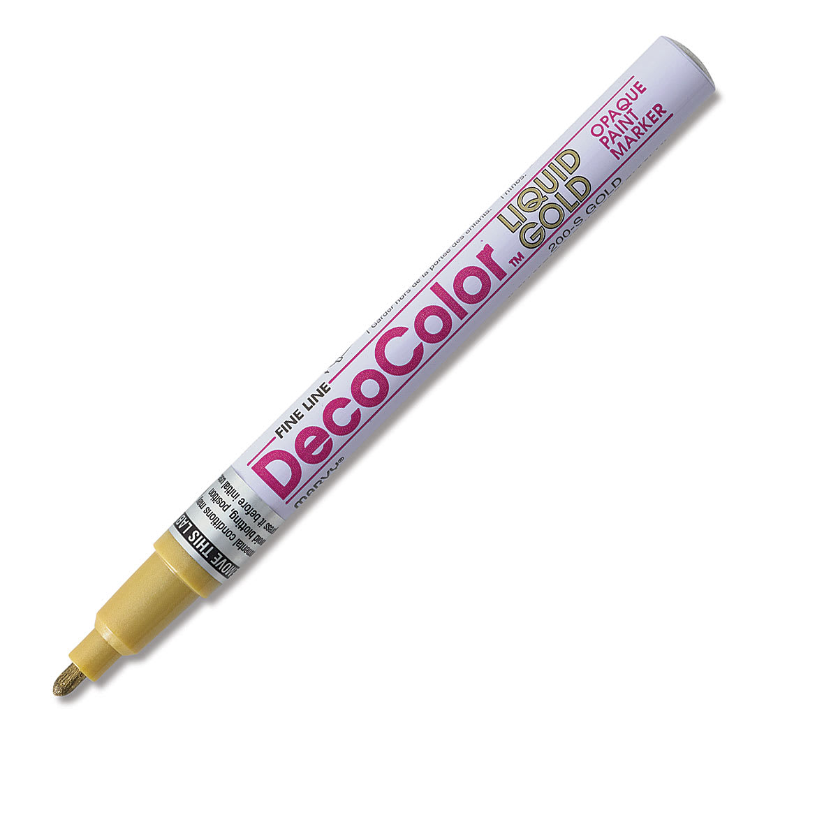 Decocolor Paint Marker - Gold, Fine Tip