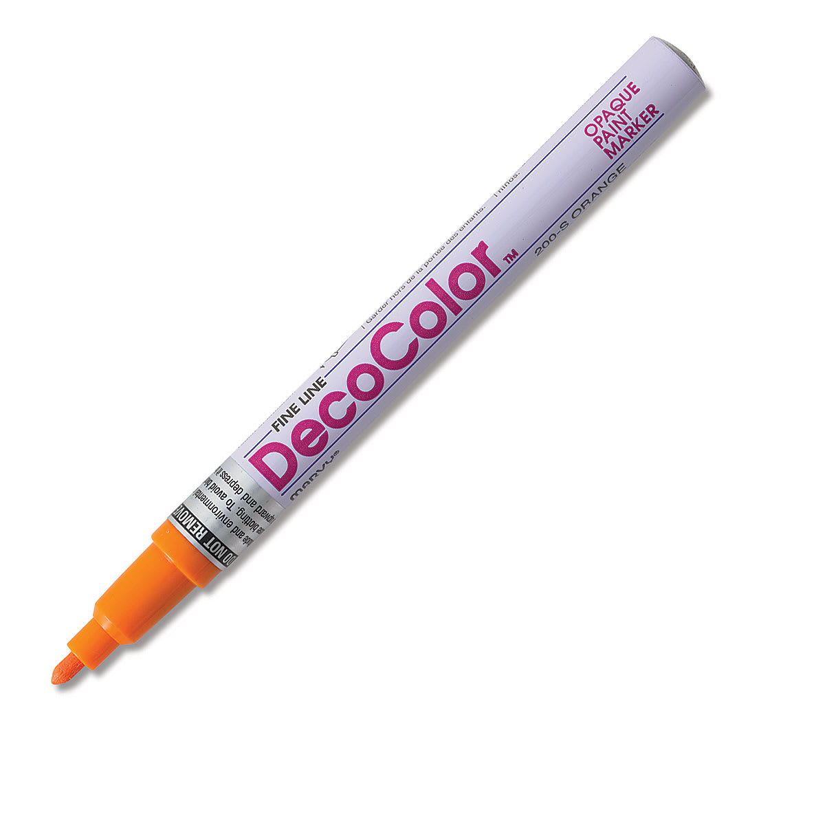 Decocolor Paint Marker - Orange, Fine Tip Decocolor Paint Marker - Orange, Fine Tip