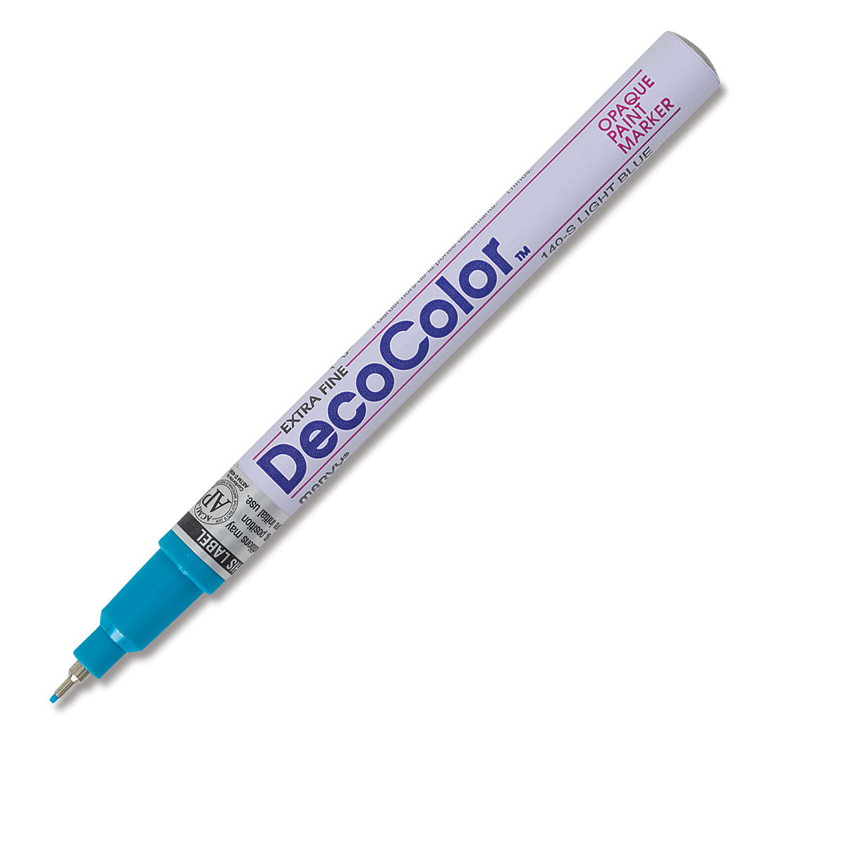 Decocolor Paint Marker - Light Blue, Extra Fine Tip Decocolor Paint Marker - Light Blue, Extra Fine Tip