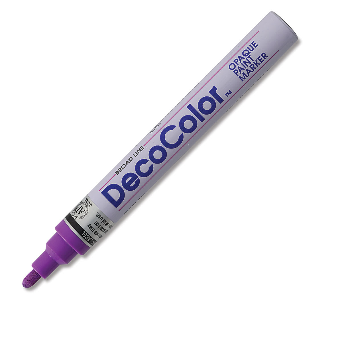 Decocolor Paint Marker - Hot Purple, Broad Tip Decocolor Paint Marker - Hot Purple, Broad Tip