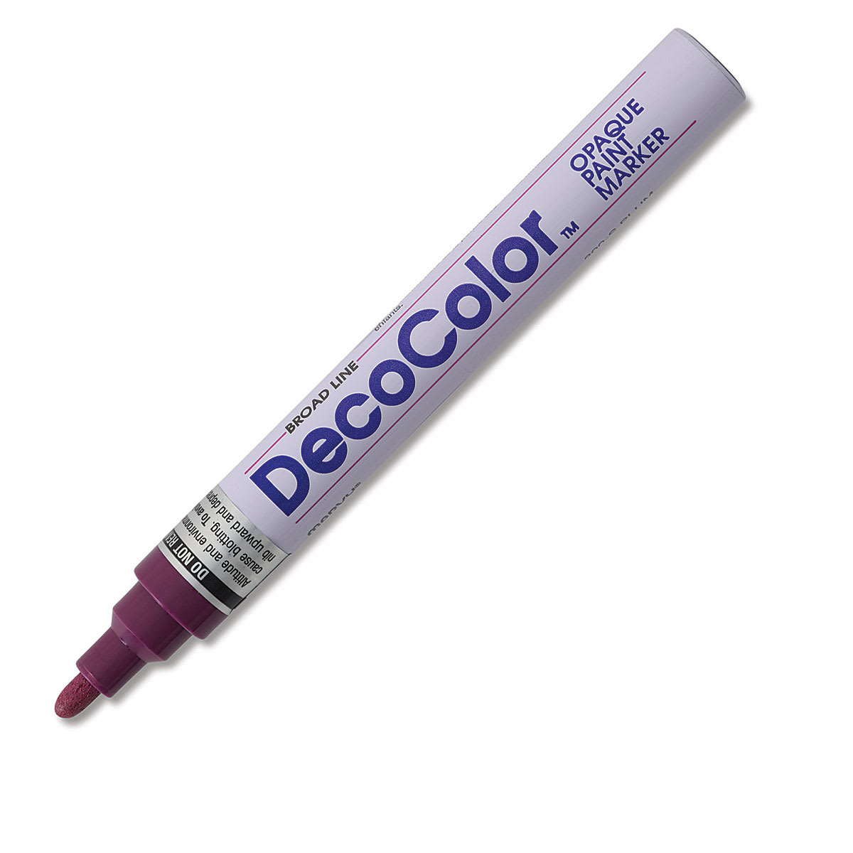 Decocolor Paint Marker - Plum, Broad Tip Decocolor Paint Marker - Plum, Broad Tip