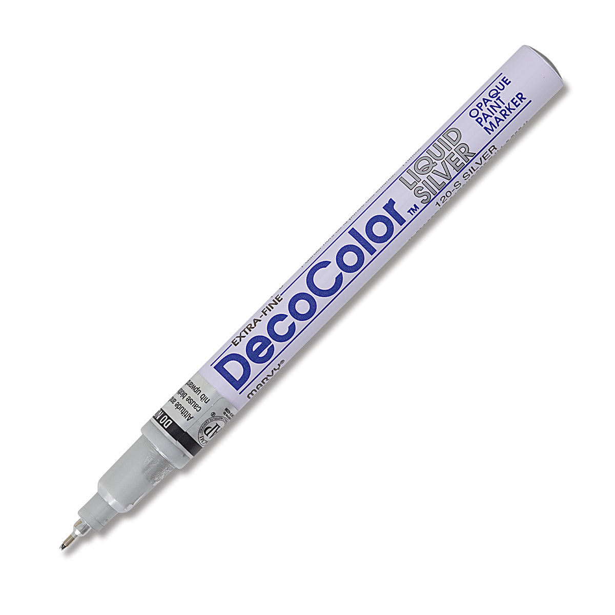Decocolor Paint Marker - Silver, Extra Fine Tip