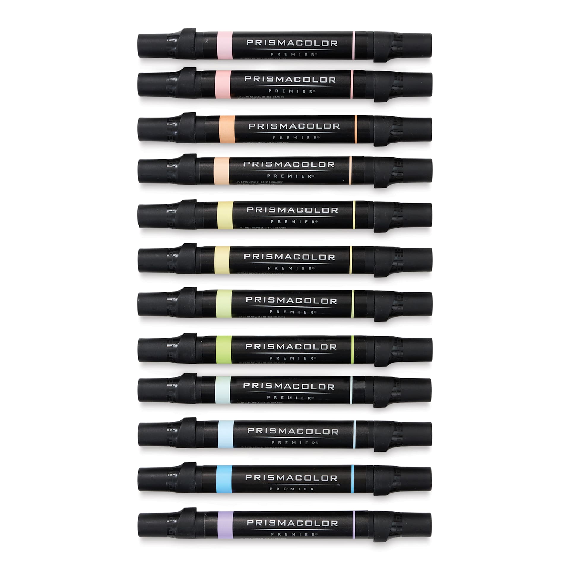 Prismacolor Premier Dual-Ended Art Markers - Pastel, Set of 12