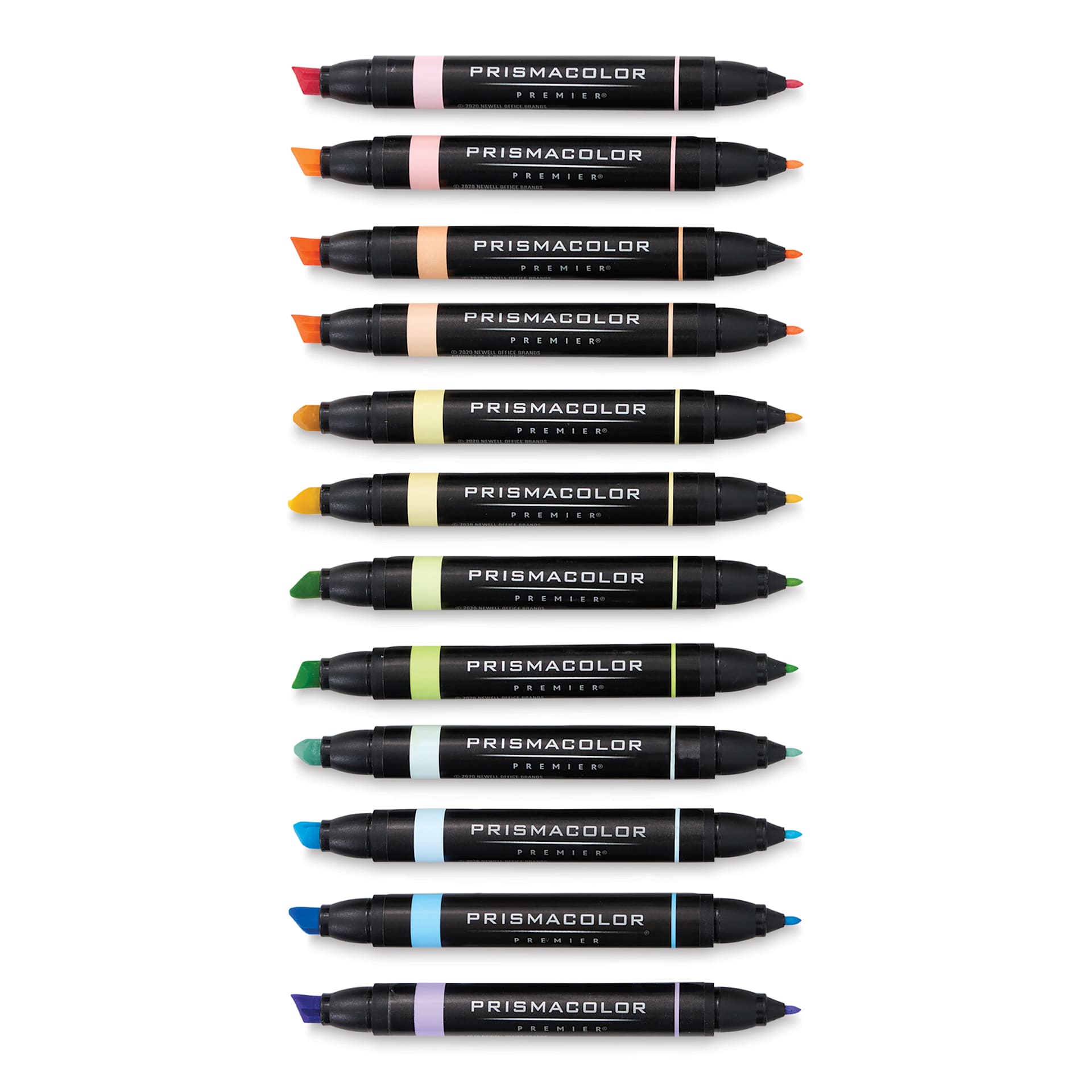 Prismacolor Premier Dual-Ended Art Markers - Pastel, Set of 12