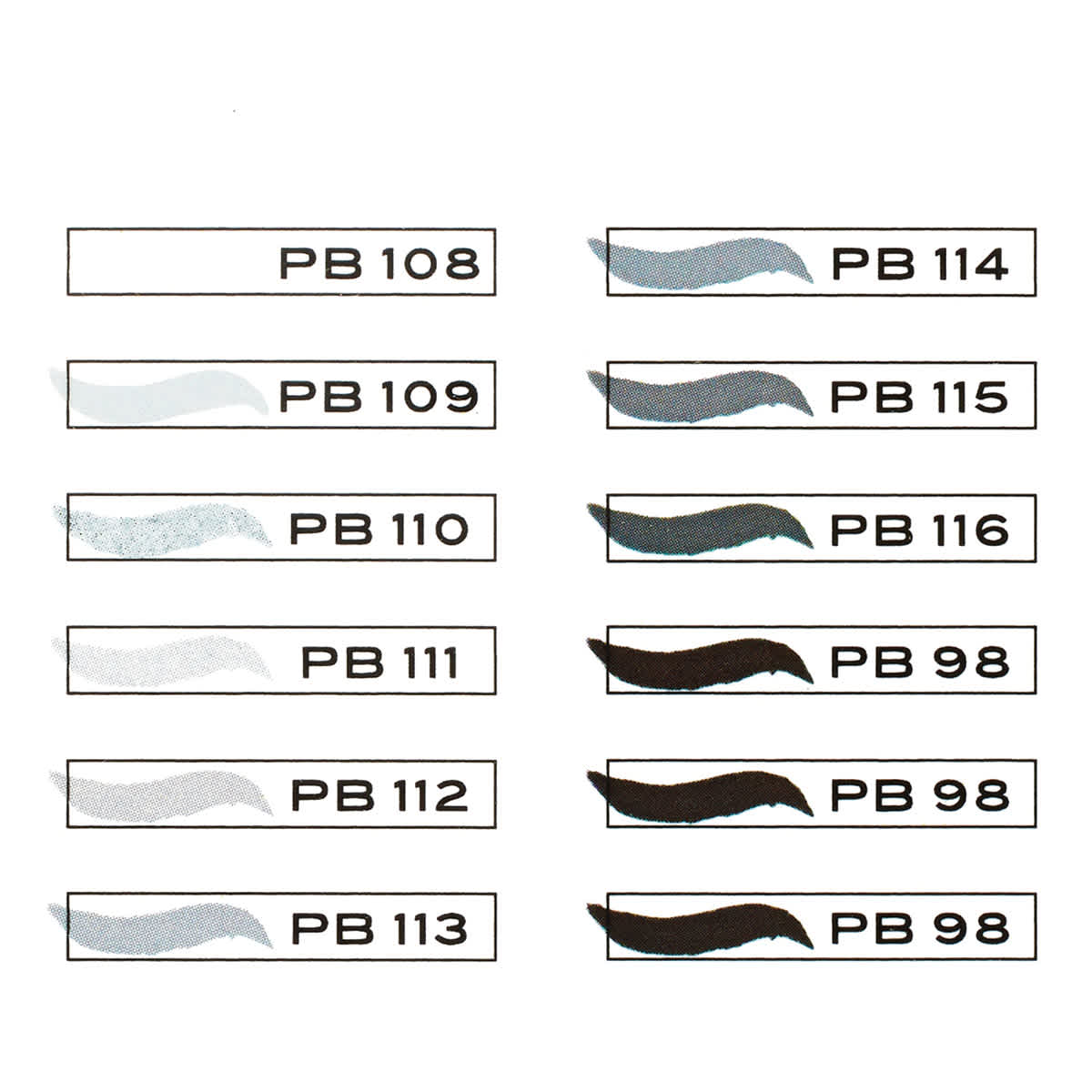 Prismacolor Premier Dual-Ended Art Marker Set - Cool Grays, Set of 12 (contents)