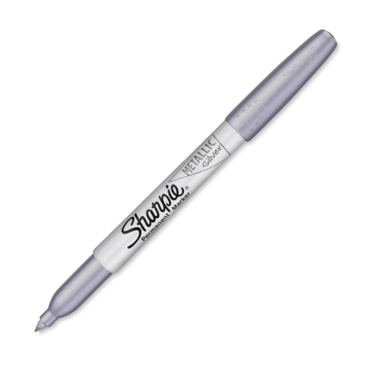 Sharpie Metallic Fine Point Marker - Silver (with cap removed)