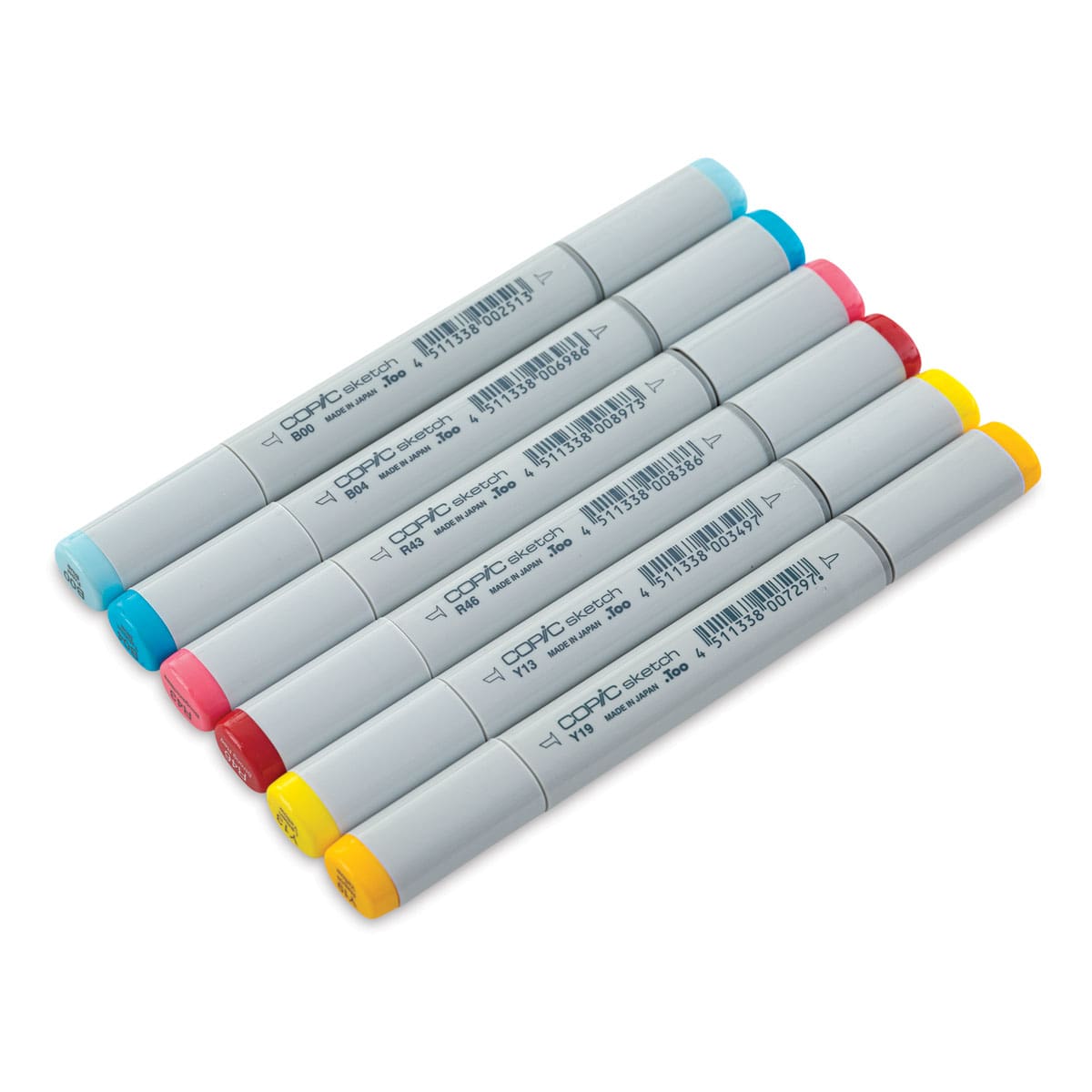 Copic Sketch Marker Set - Set of 6, Perfect Primaries