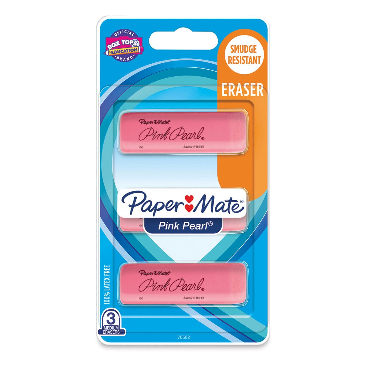 Pink Pearl Eraser - Medium, Pack of 3