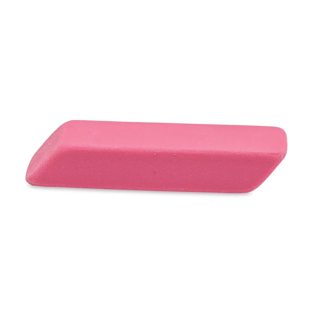 Soft Pink Beveled Eraser - Medium, Pack of 12