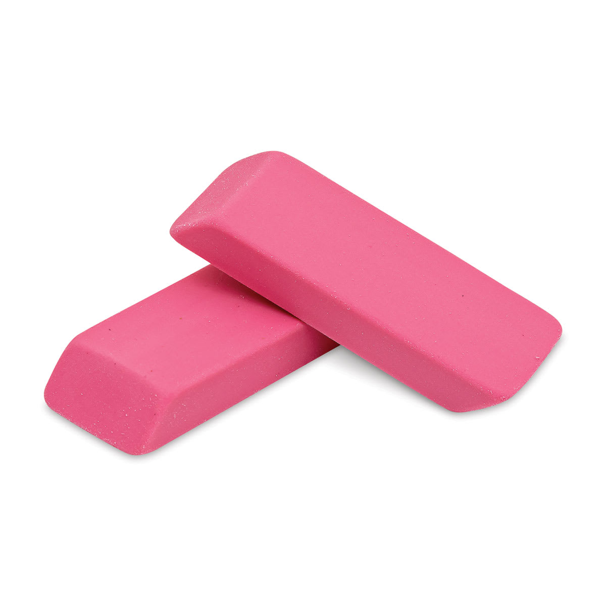 Soft Pink Beveled Eraser - Large, Pack of 12