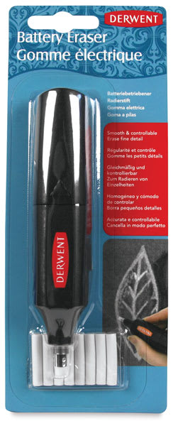 Battery-Operated Eraser inside of Packaging Battery-Operated Eraser inside of Packaging
