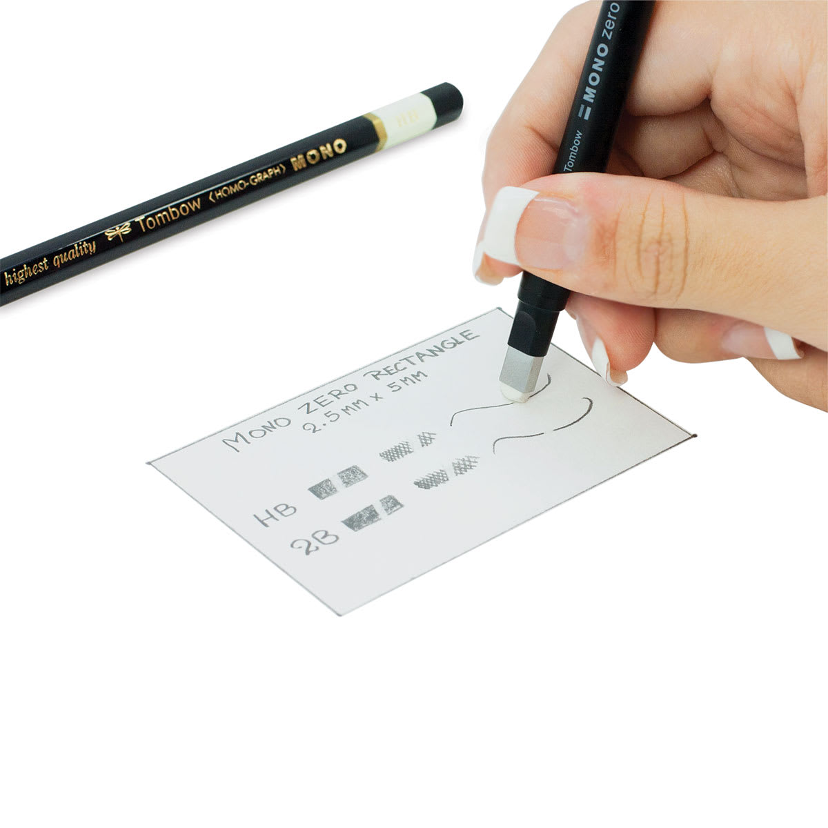 Tombow Mono Zero Refillable Erasers are great for precision erasing.