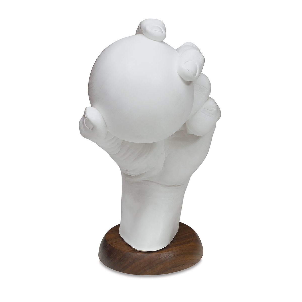 Human Hand Stand - Front of Left hand holding a Sphere
