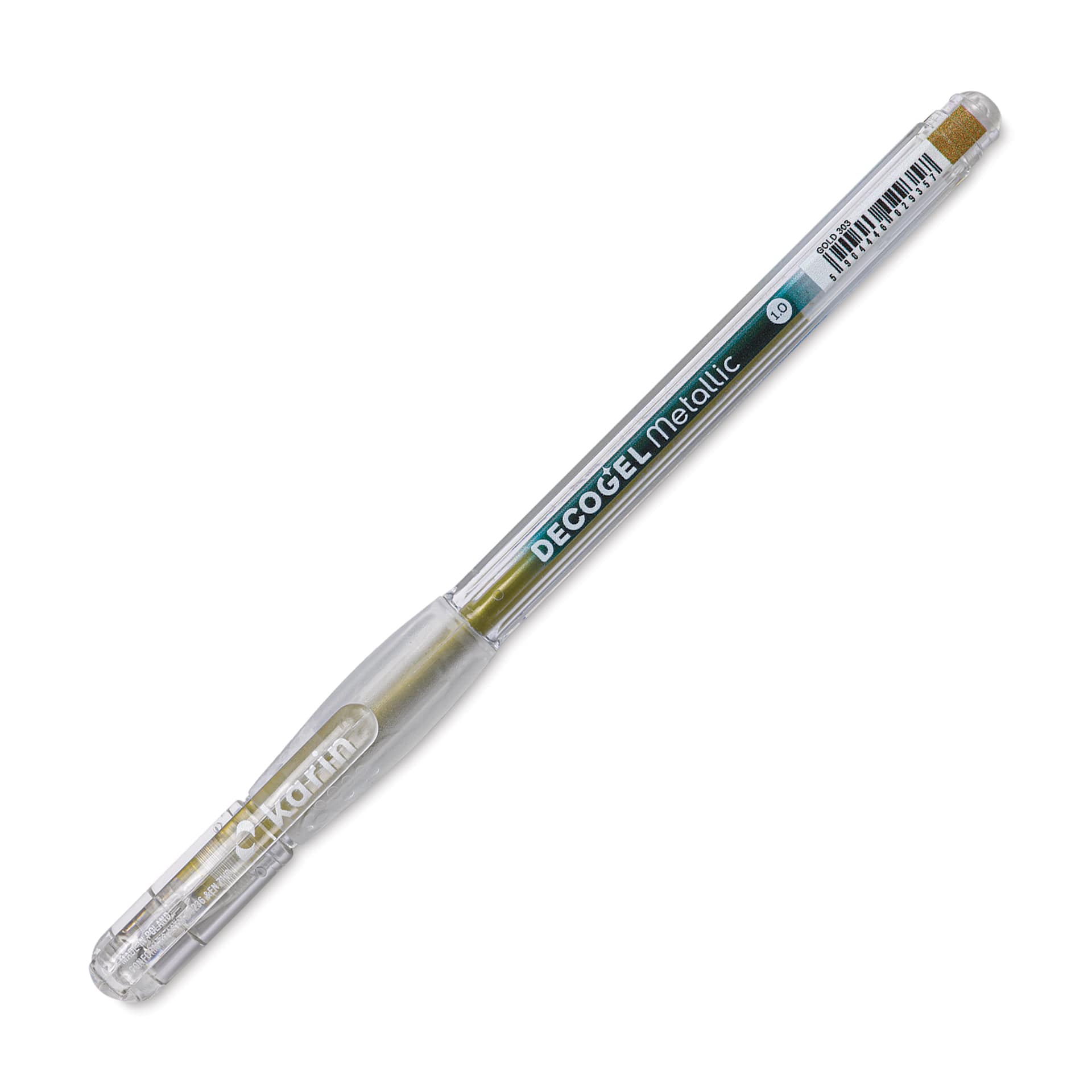 Karin DecoGel Metallic Pen - 303, Gold, cap on