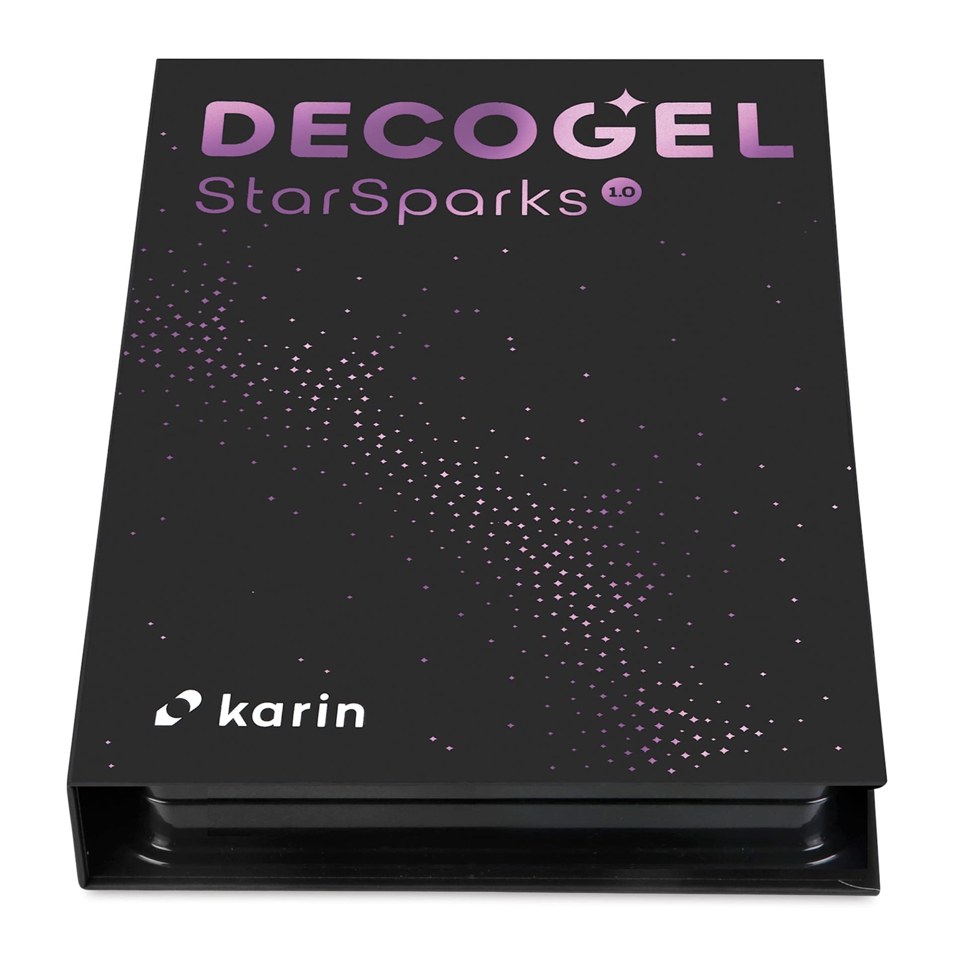 Karin DecoGel StarSparks Pens - Set of 20, front of the packaging Karin DecoGel StarSparks Pens - Set of 20, front of the packaging