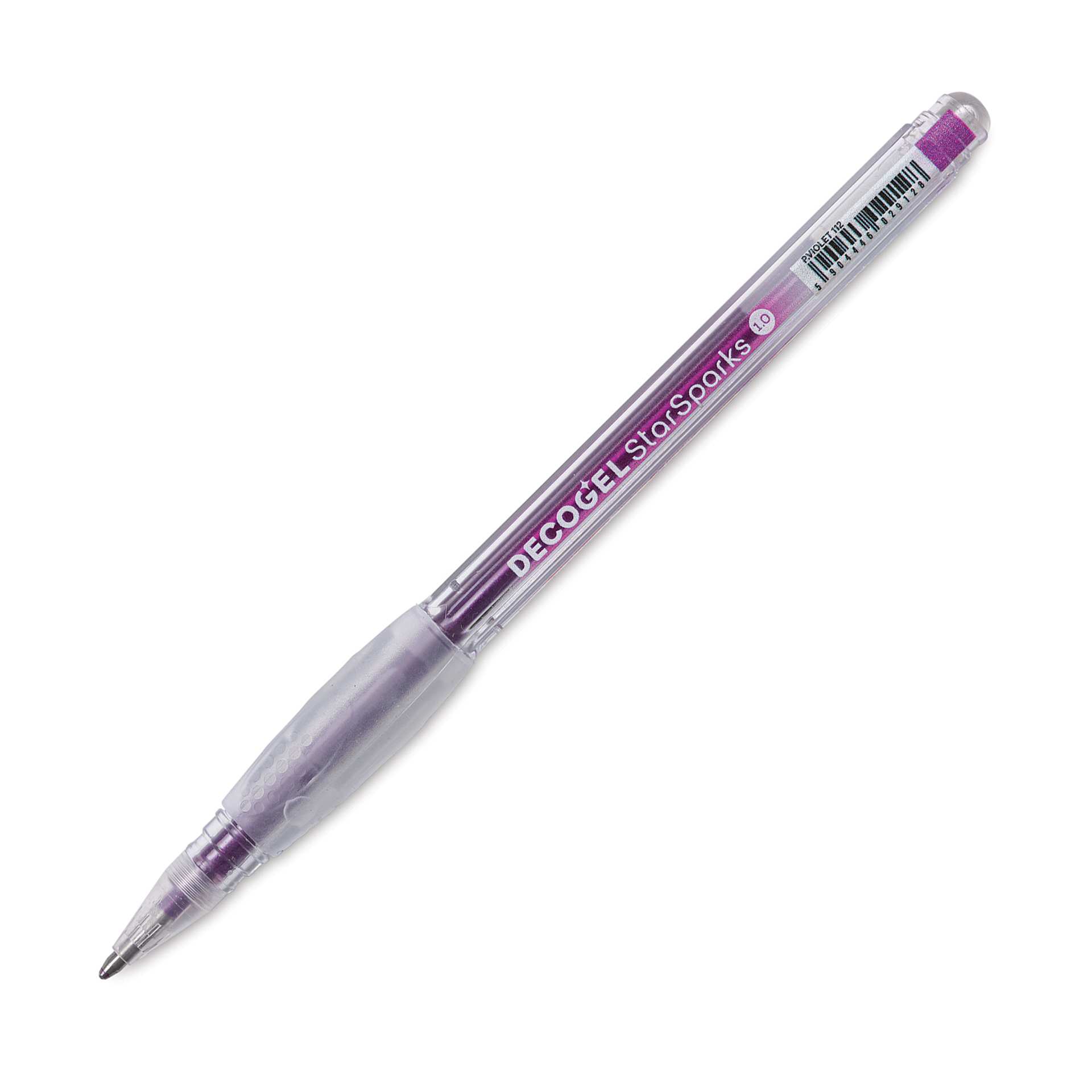 Karin DecoGel StarSparks Pen - 112, P. Violet, cap off