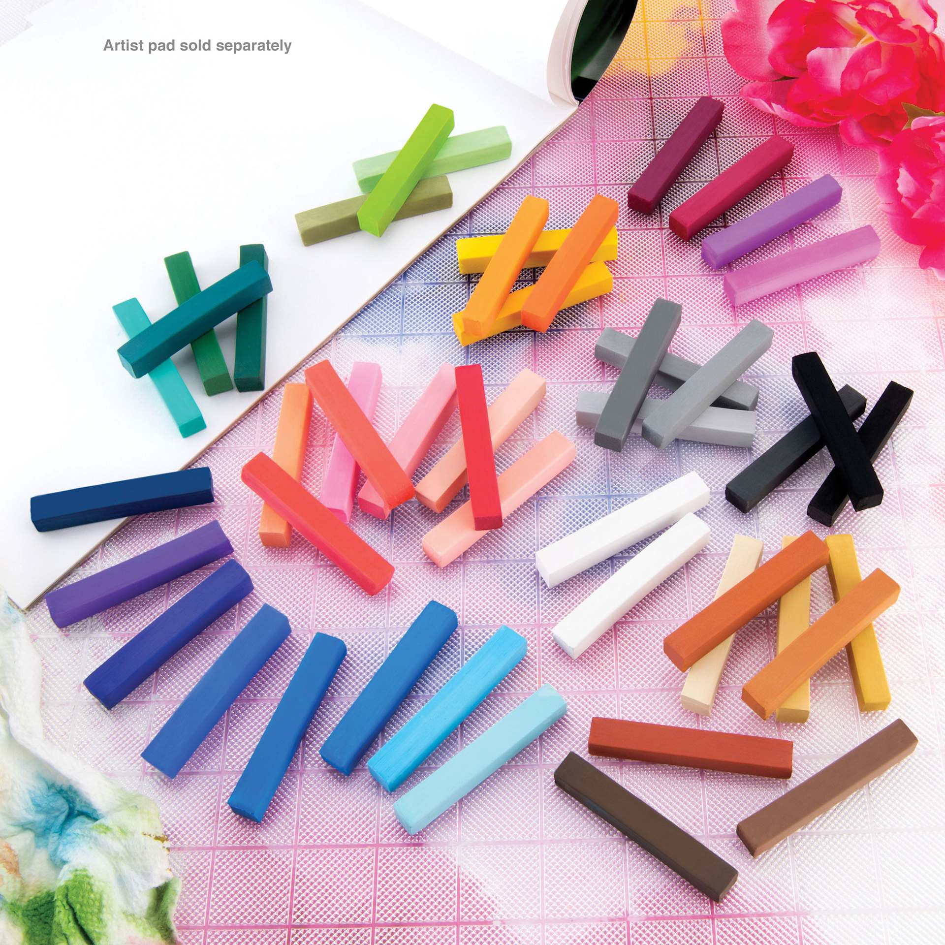 Royal & Langnickel Soft Pastel Set - Set of 48, Assorted, grouped by color family Royal & Langnickel Soft Pastel Set - Set of 48, Assorted, grouped by color family