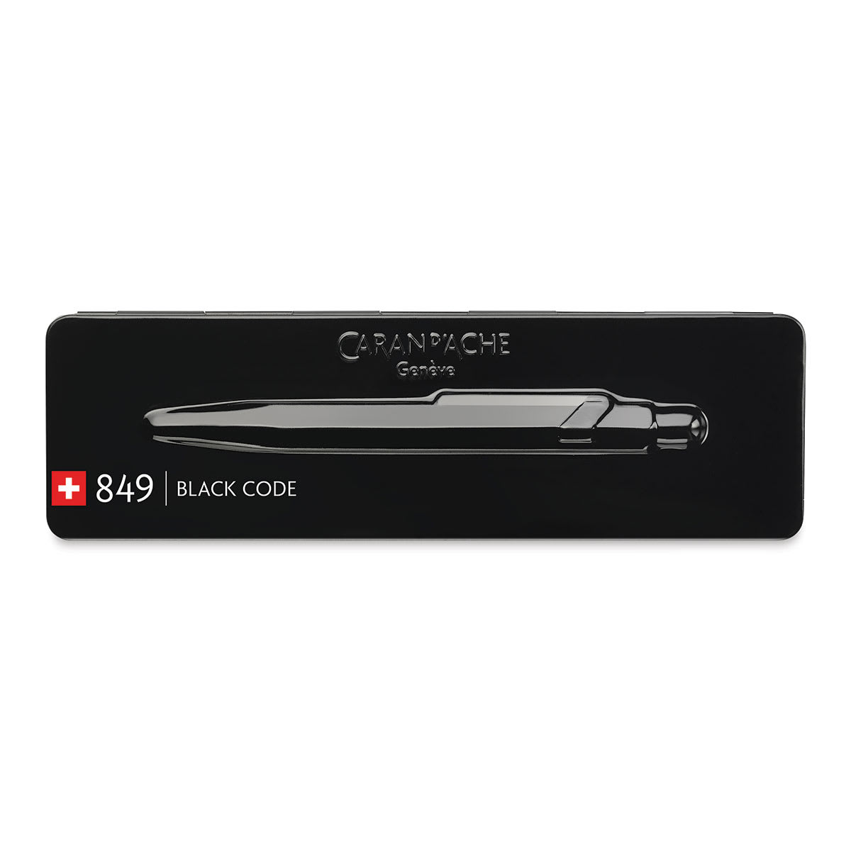 Caran d'Ache 849 Premium Ballpoint Pen - Black Code (case)