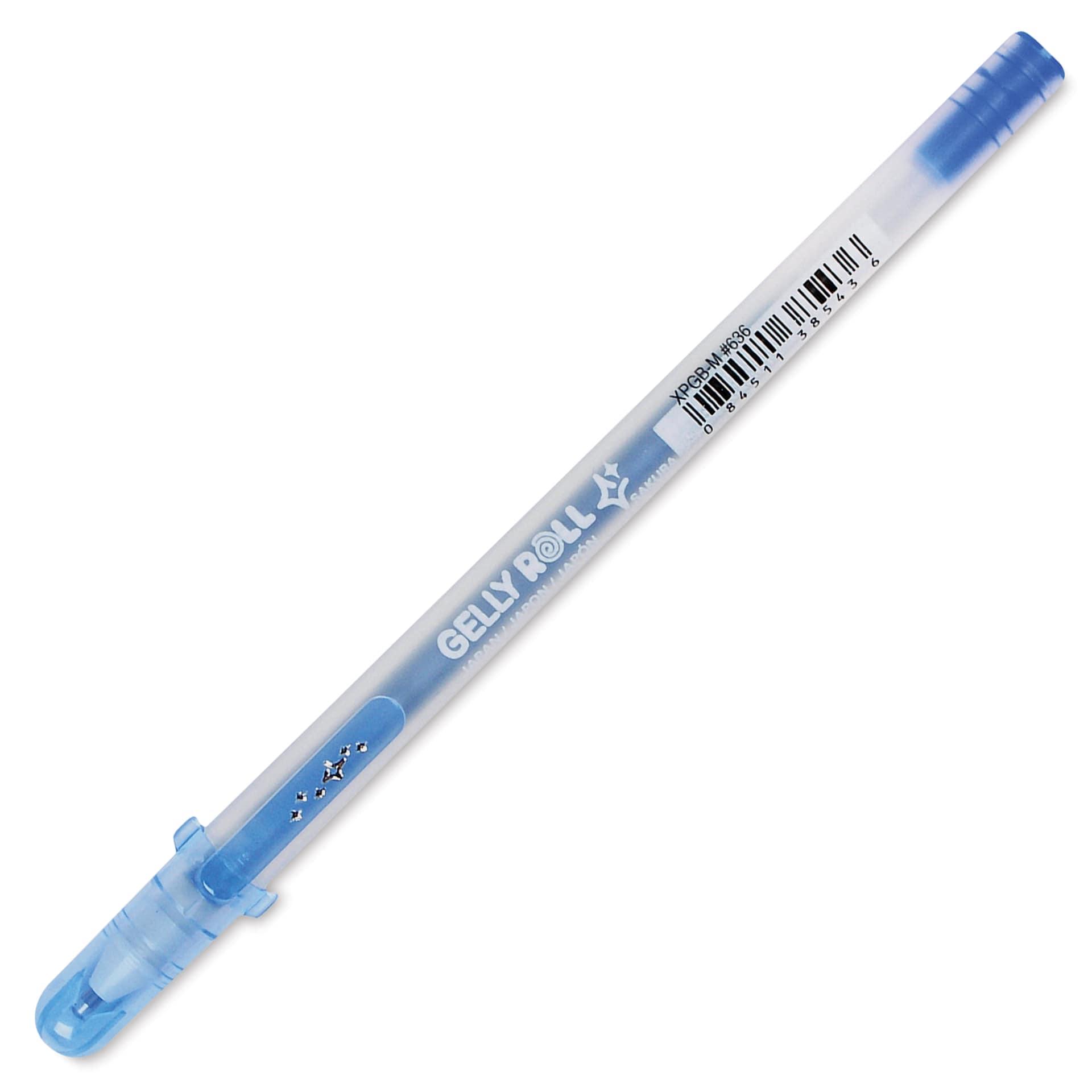 Sakura Gelly Roll Gold-Silver Shadow Pen - Silver/Blue, Bold
