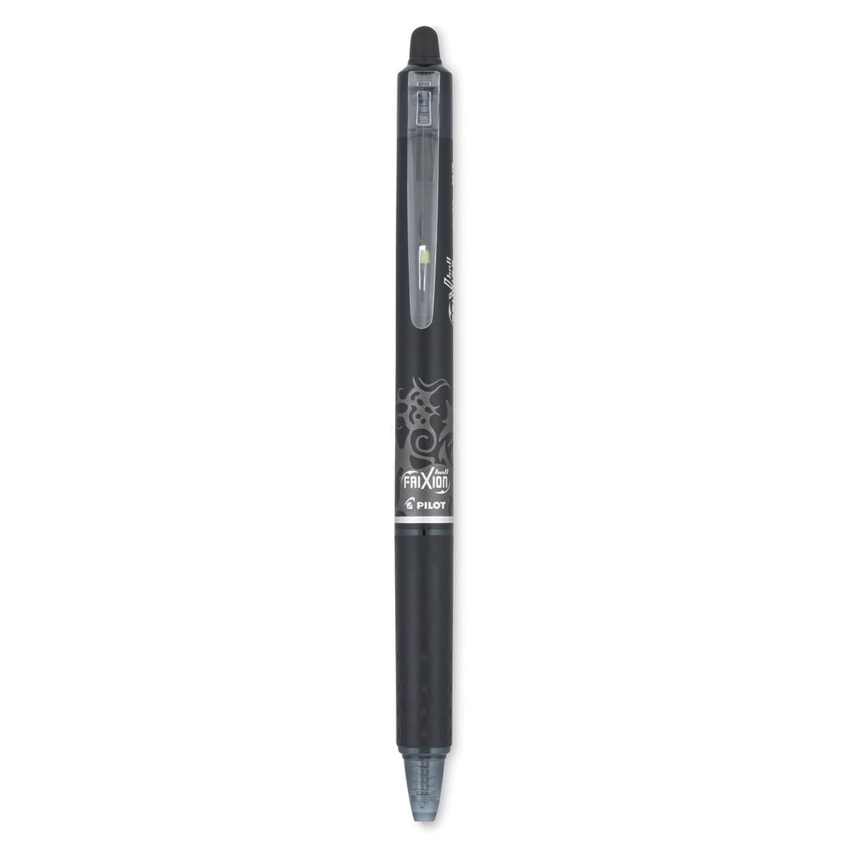Pilot Frixion Clicker Erasable Gel Pen - Retractable, Black, Fine