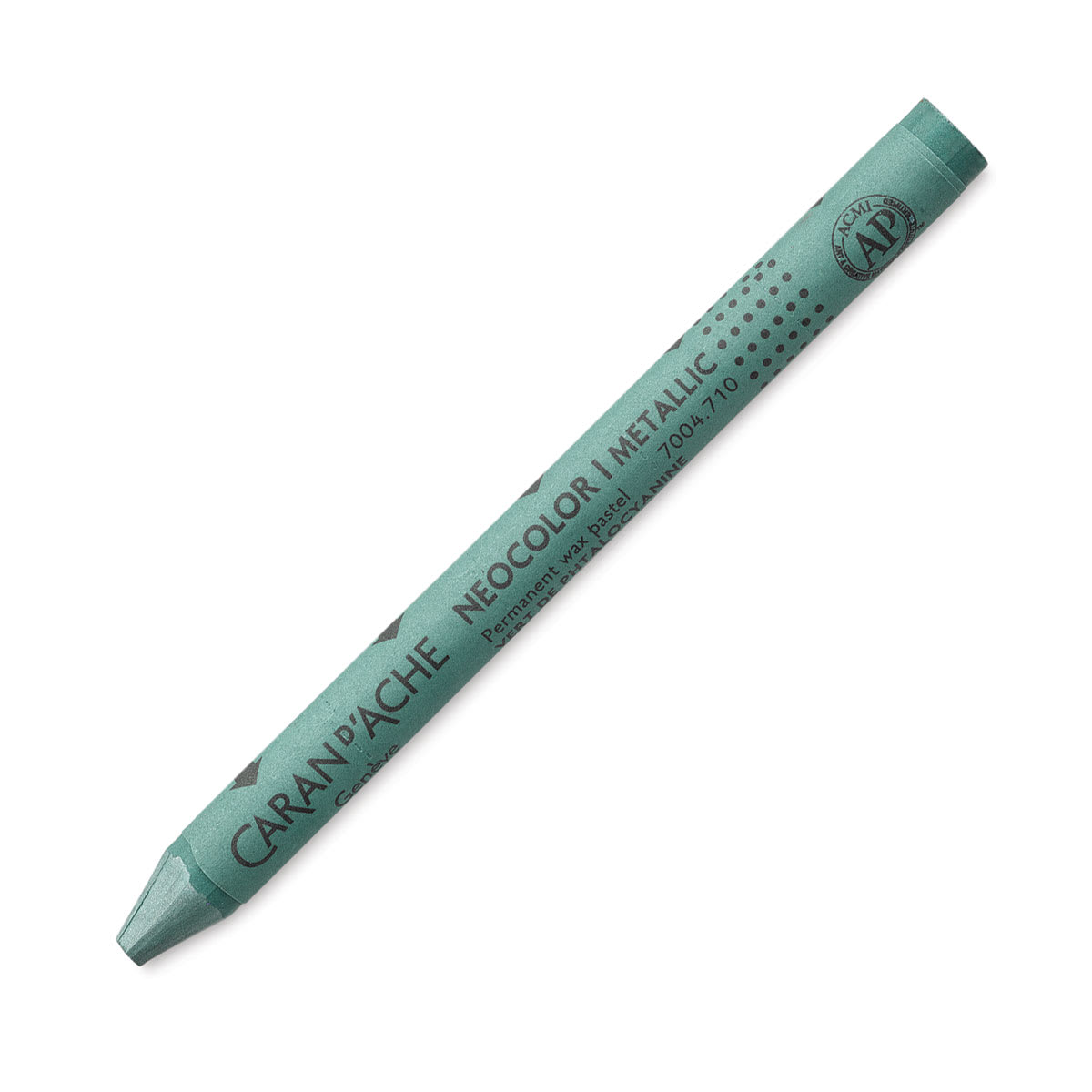 Caran d'Ache Neocolor I Wax Pastel - Phthalo Green, Metallic