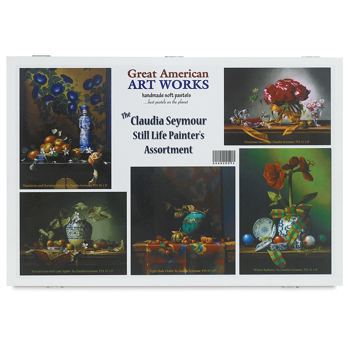 Great American Art Works Pastel Set - Claudia Seymour Still Life Painter, Set of 78