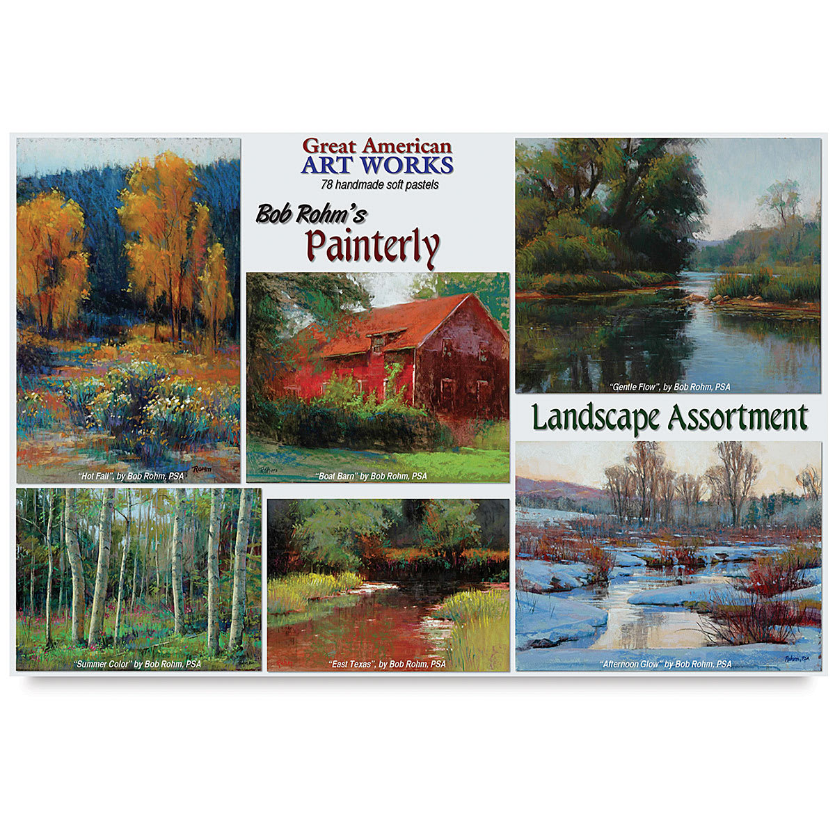 Great American Art Works Pastel Set - Bob Rohm Painterly, Set of 78