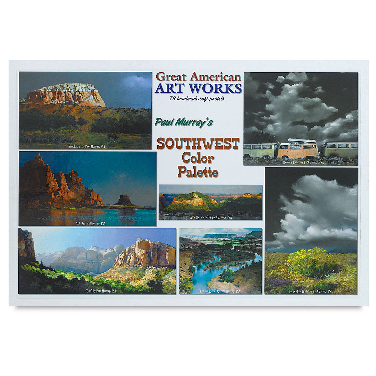 Great American Art Works Pastel Set - Southwest Landscape, Set of 78, In Package