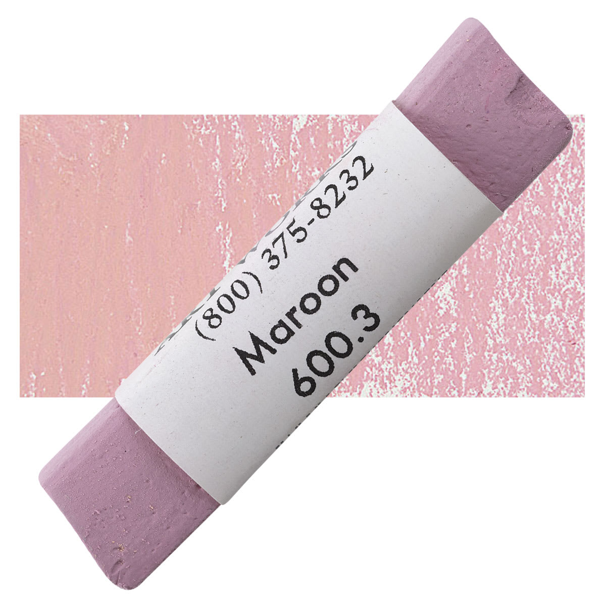 Great American Handmade Pastel - Maroon 3, 600.3 pastel and swatch