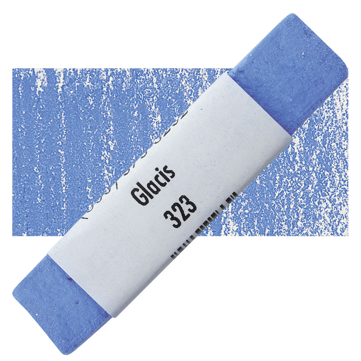Great American Handmade Pastel - Pearlescent Glacis, 323 pastel and swatch