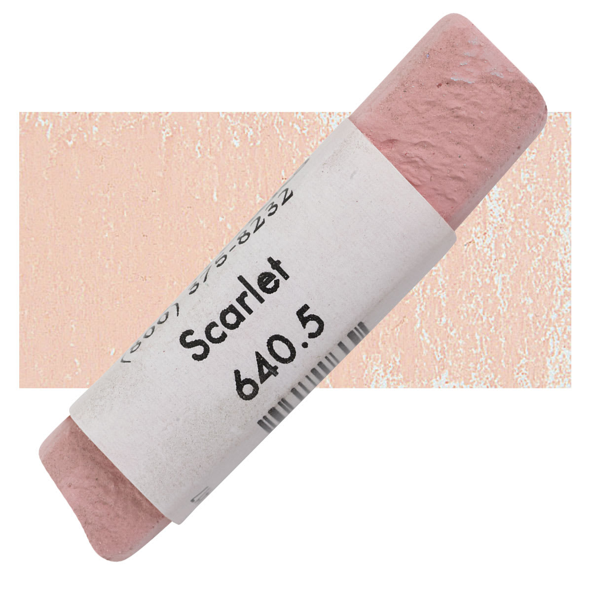 Great American Handmade Pastel - Scarlet 5, 640.5 pastel and swatch