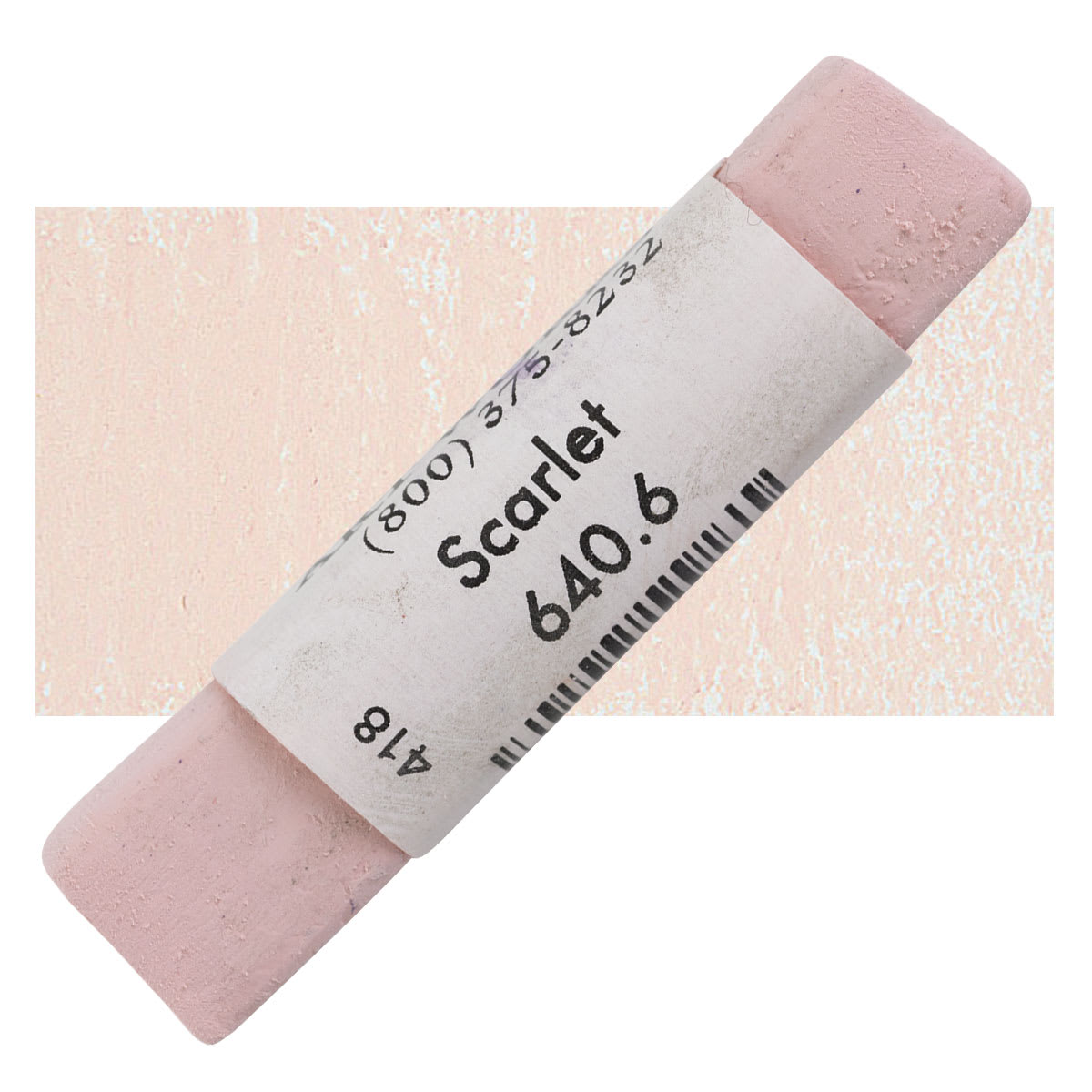 Great American Handmade Pastel - Scarlet 6, 640.6 pastel and swatch