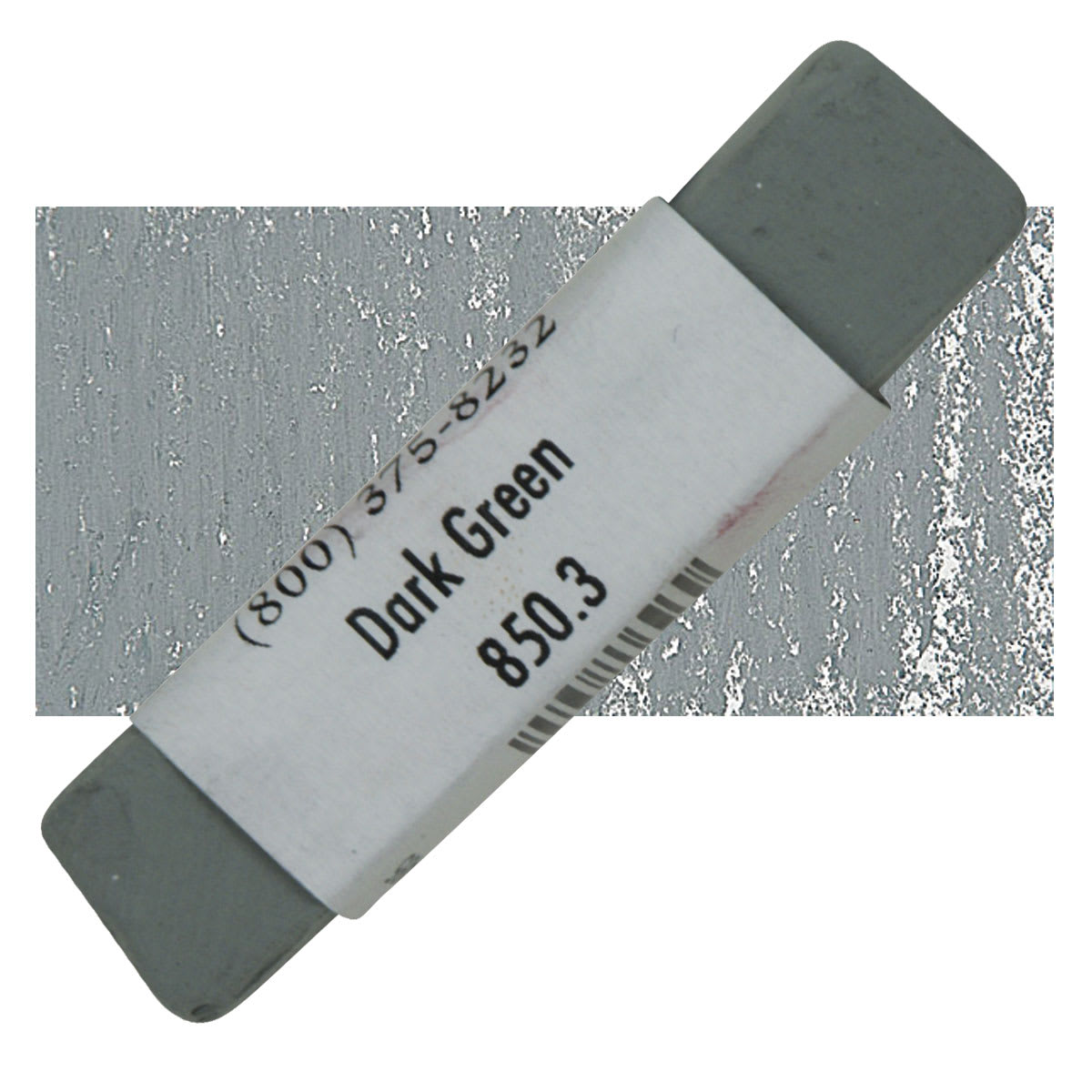 Great American Handmade Pastel - SOM Dark Green 3, 850.3 pastel and swatch