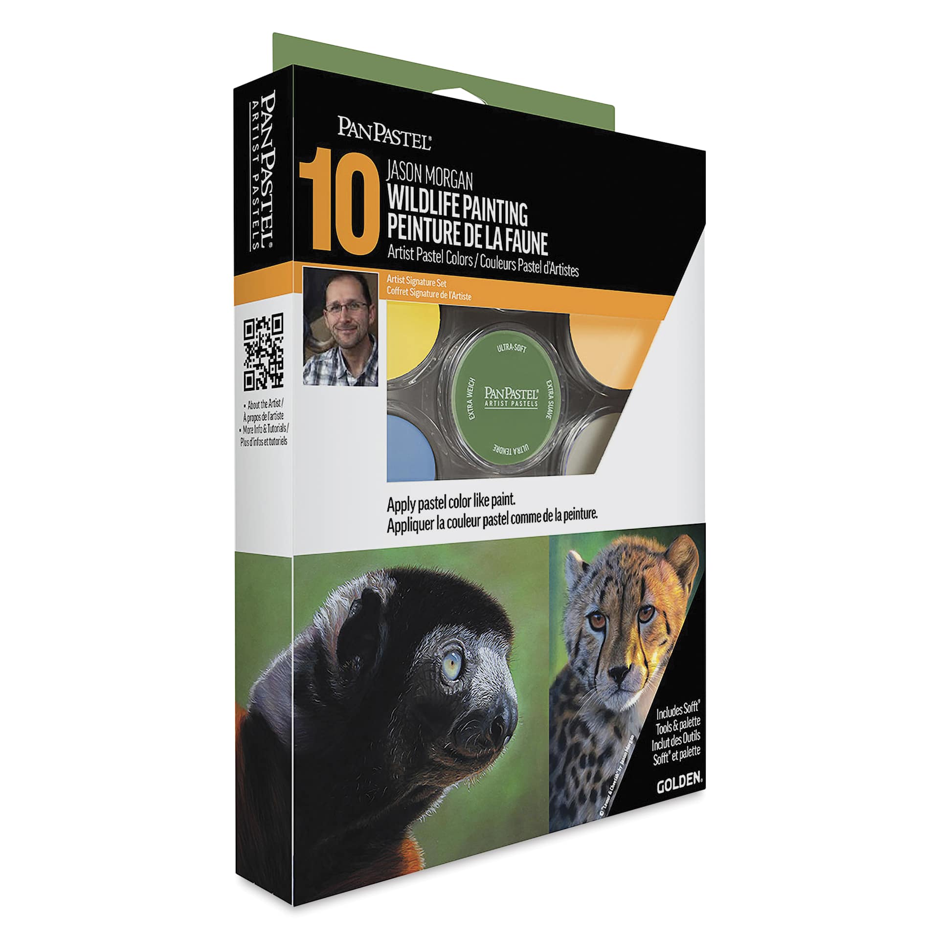 PanPastel Artists’ Painting Pastels Set - Wildlife Painting with Jason Morgan, Set of 10 - front of packaging