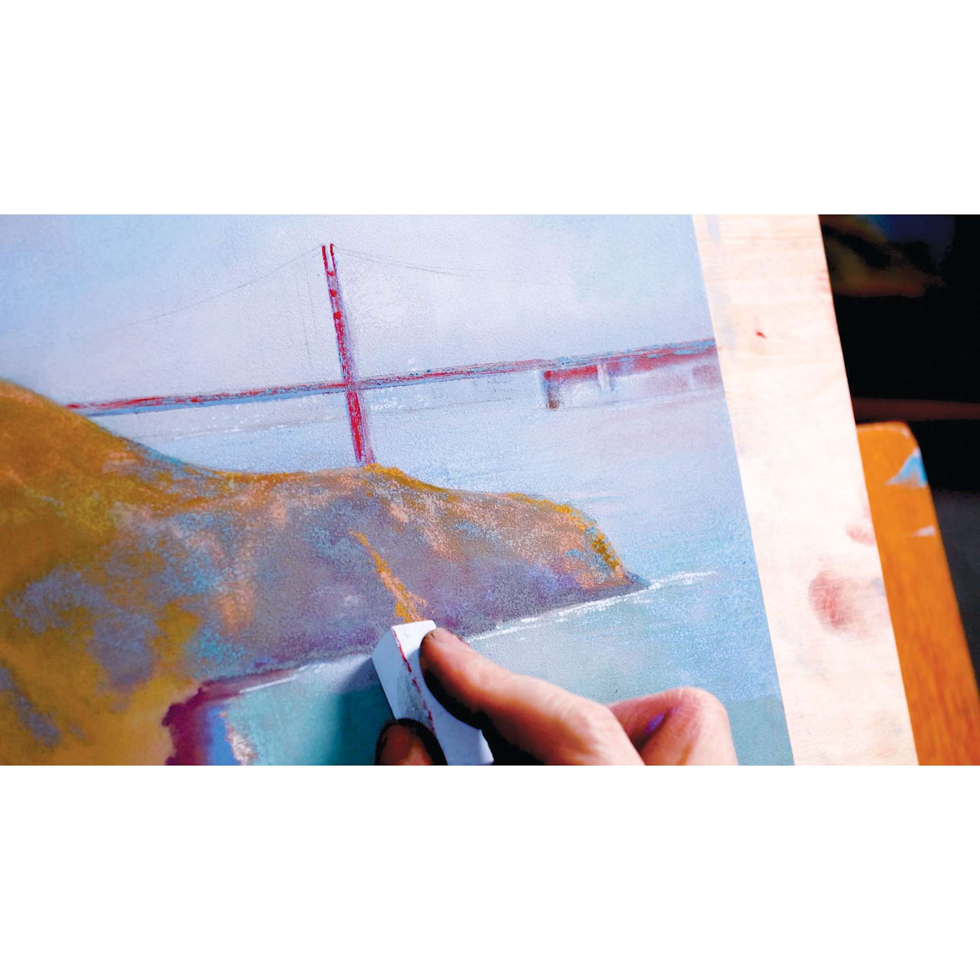 Terry Ludwig Pastel Sets, landscape drawing
