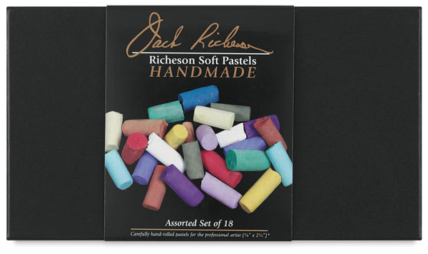 Richeson Handmade Soft Pastels and Sets - Assorted, Set of 18 Richeson Handmade Soft Pastels and Sets - Assorted, Set of 18