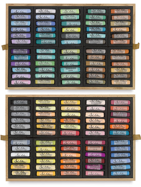 Richeson Handmade Soft Pastels - Assorted Colors, Set of 120, Full Stick (set contents) Richeson Handmade Soft Pastels - Assorted Colors, Set of 120, Full Stick (set contents)