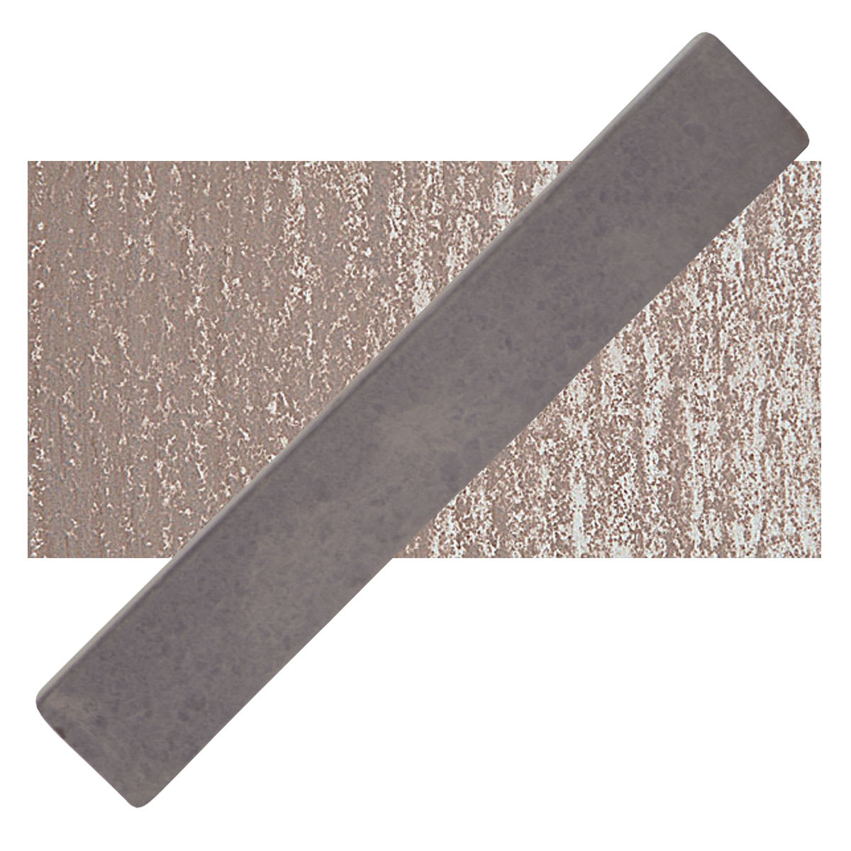 Holbein Artists' Soft Pastel - Burnt Umber 3 pastel and swatch