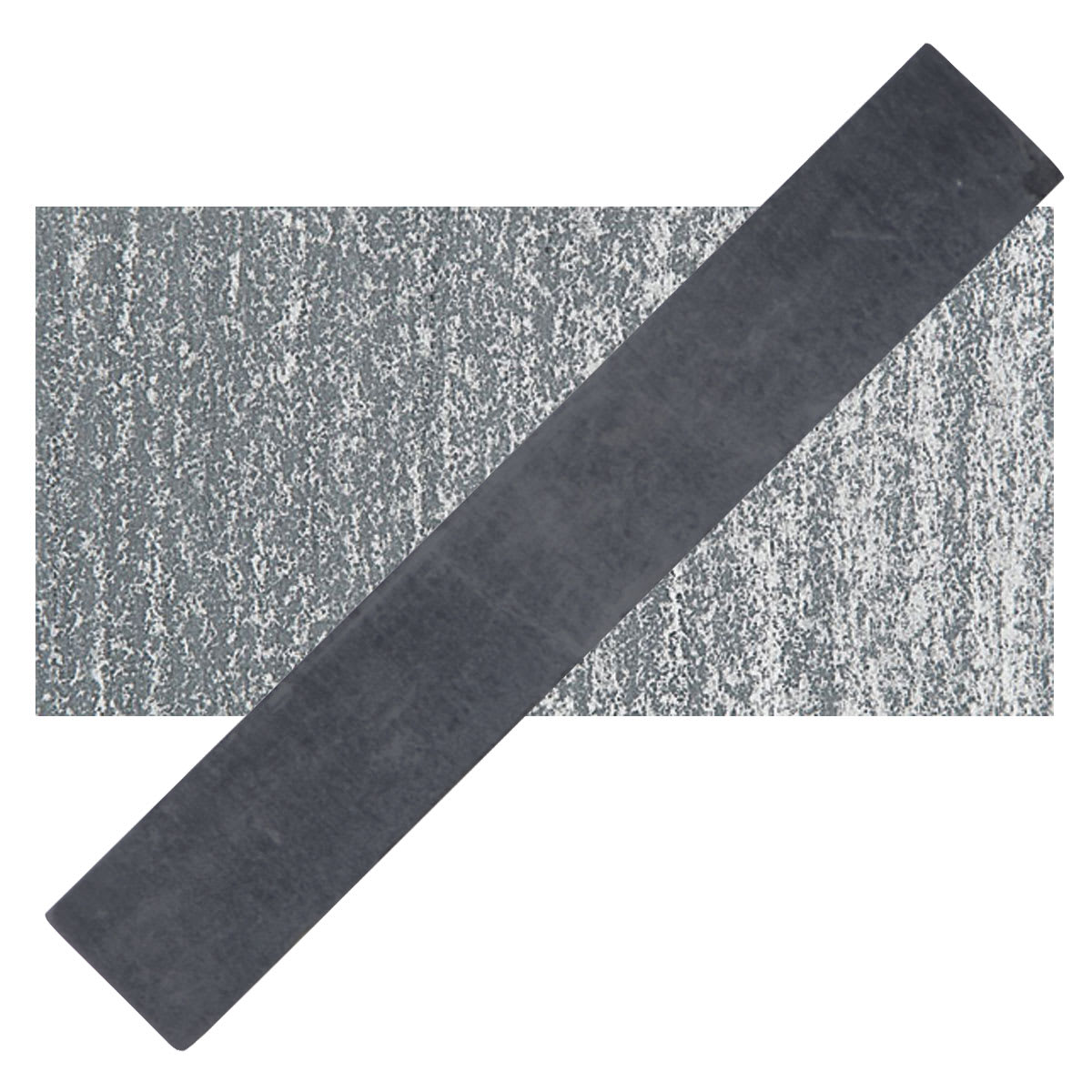 Holbein Artists' Soft Pastel - Dark Gray 1 pastel and swatch