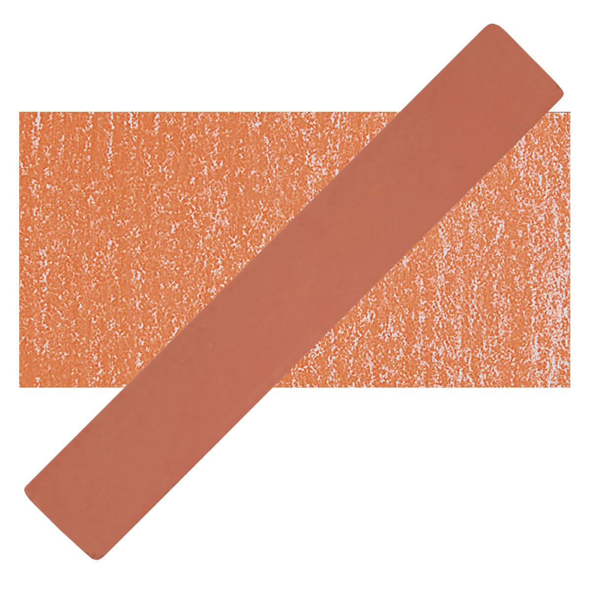 Holbein Artists' Soft Pastel - Orange 2 pastel and swatch