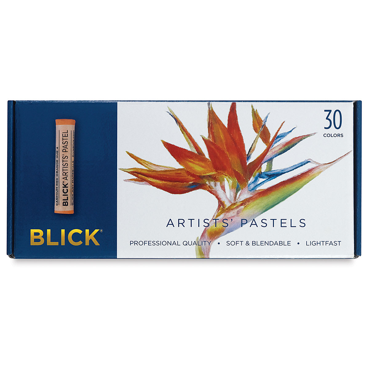 Blick Artists' Soft Pastel Set - Assorted Colors, Set of 30 (front of package)