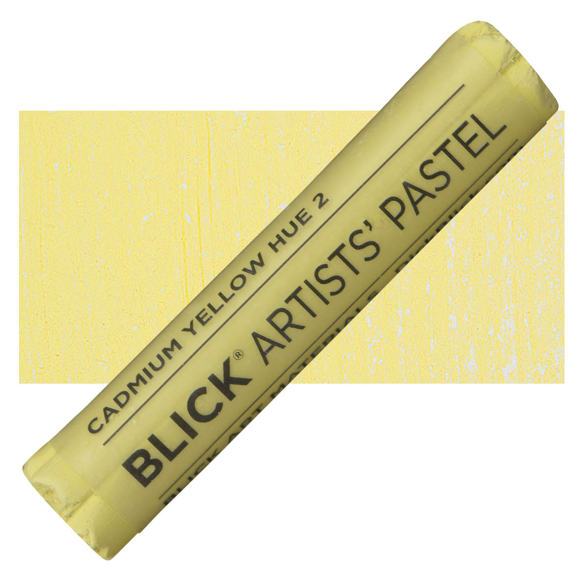 Blick Artists' Soft Pastel - Cadmium Yellow Hue 2 pastel and swatch