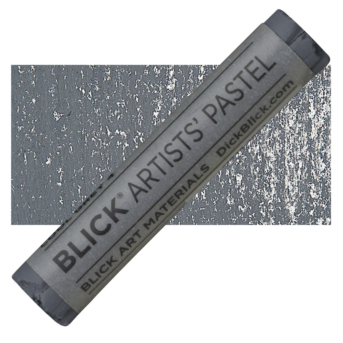 Blick Artists' Soft Pastel - Cool Gray 4 pastel and swatch