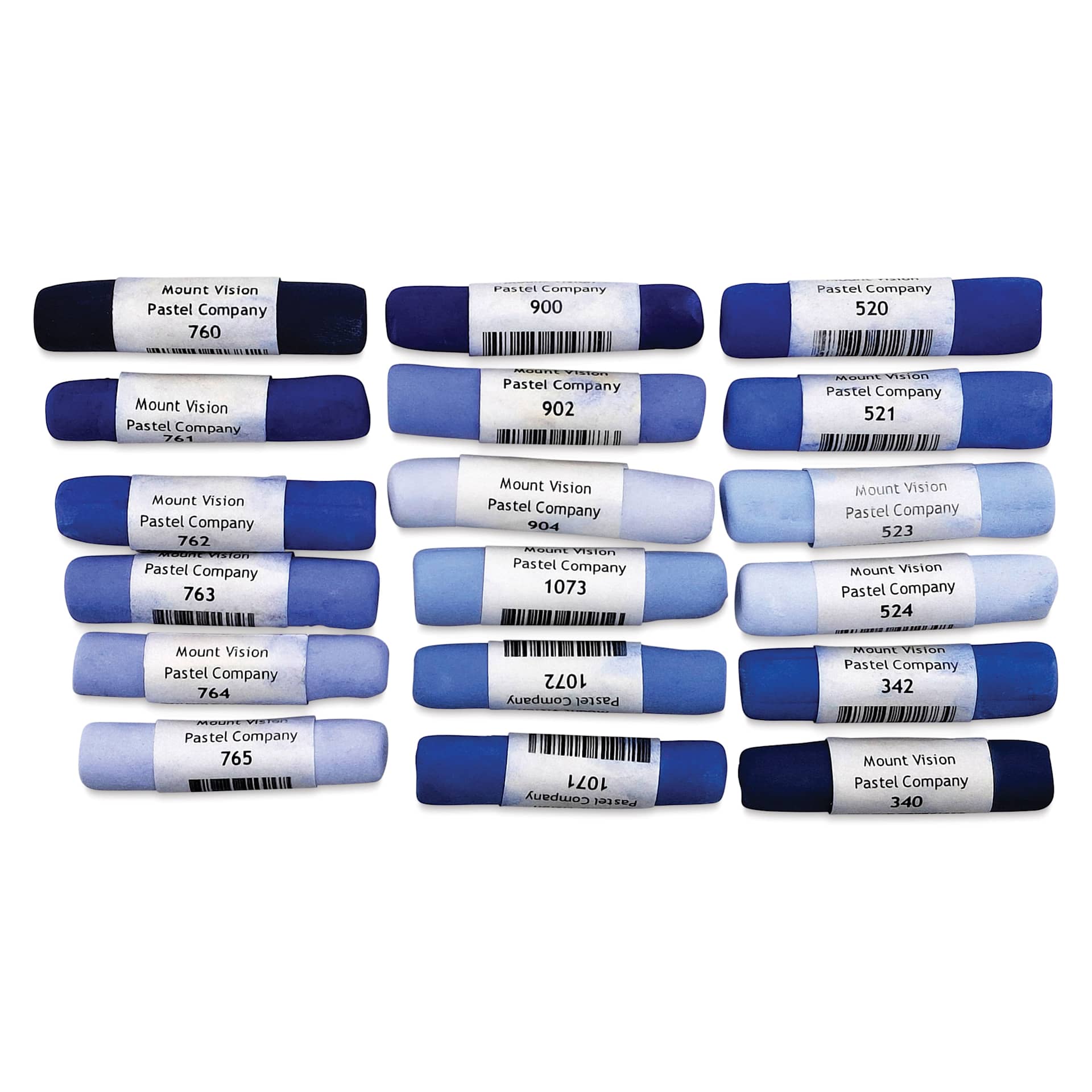 Mount Vision Soft Pastel Set - Cool Blue, Set of 18