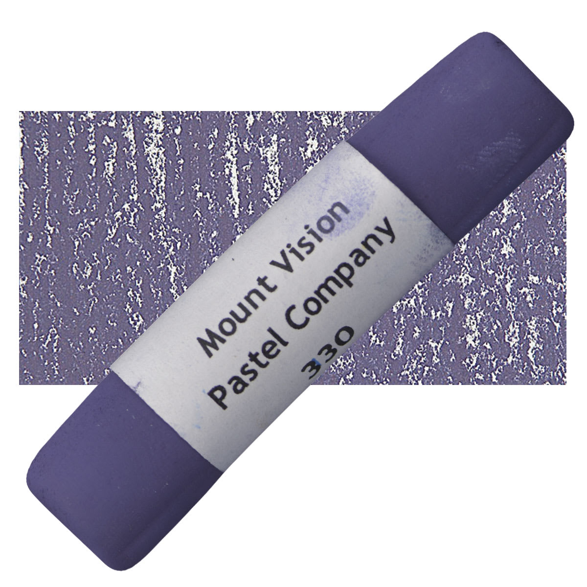 Mount Vision Handmade Pastel - Blue Violet 330 pastel and swatch