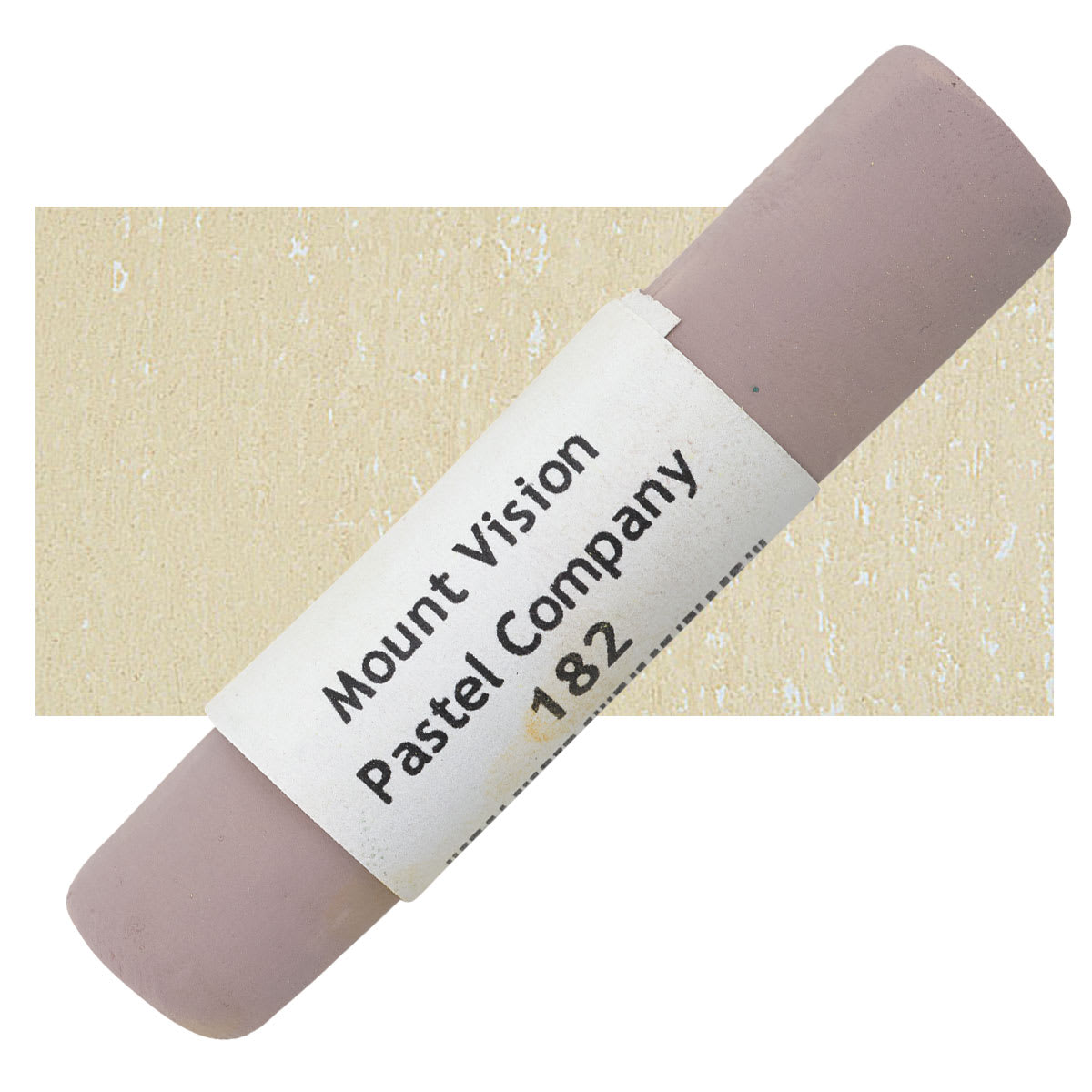 Mount Vision Handmade Pastel - Brown Ochre 182 pastel and swatch