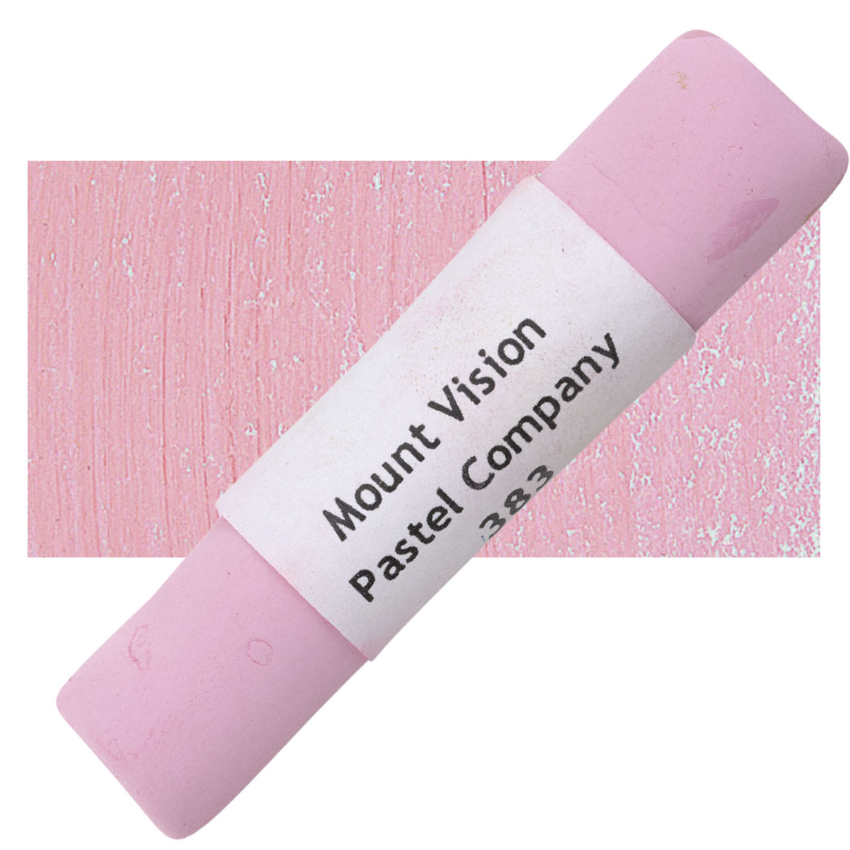 Mount Vision Handmade Pastel - Geranium Pink 383 pastel and swatch