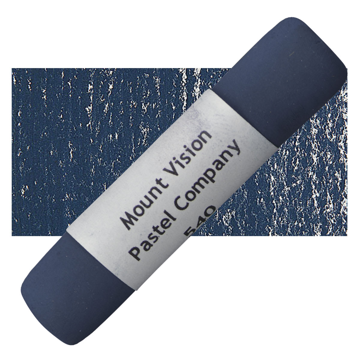 Mount Vision Handmade Pastel - Midnight Blue 540 pastel and swatch