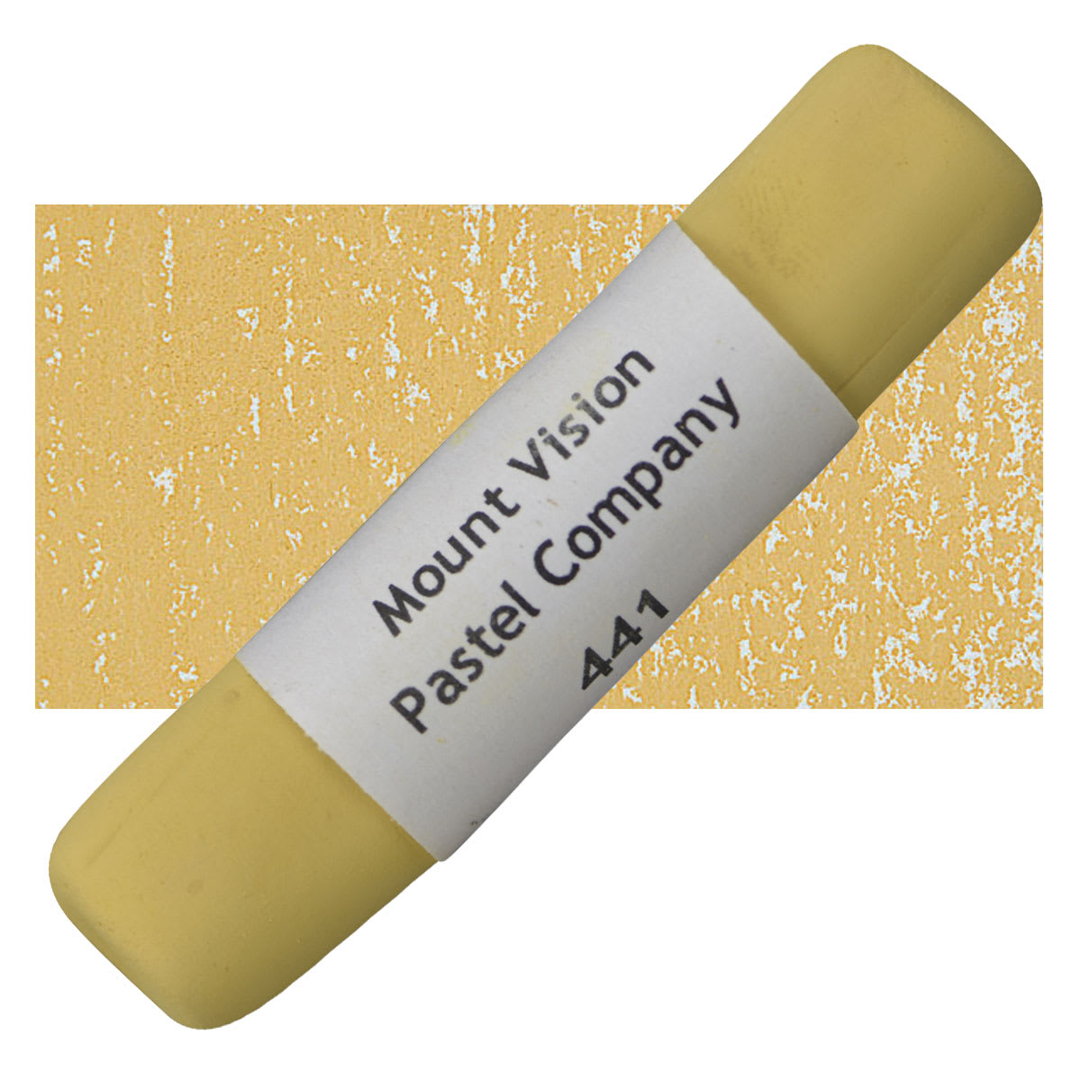 Mount Vision Handmade Pastel - Raw Sienna 441 pastel and swatch