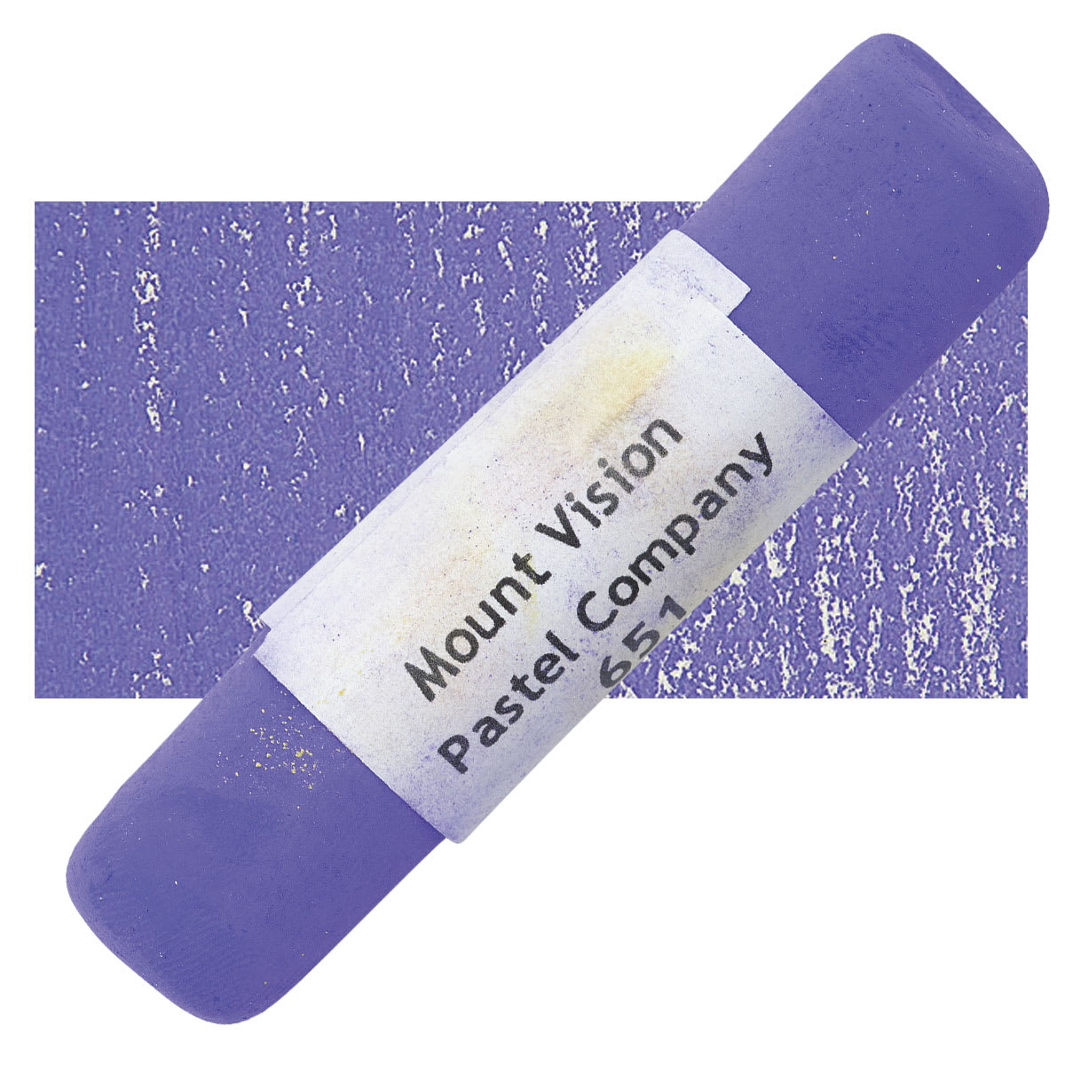 Mount Vision Handmade Pastel - Rich Violet 651 pastel and swatch